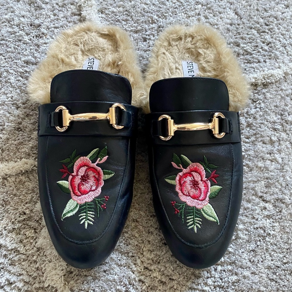 Steve Madden Fur Lined Mules